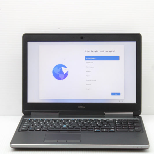 Dell Precision i7 Laptop 15.6 in 7520 24GB RAM 1TB NVMe Intel 7920HQ Working