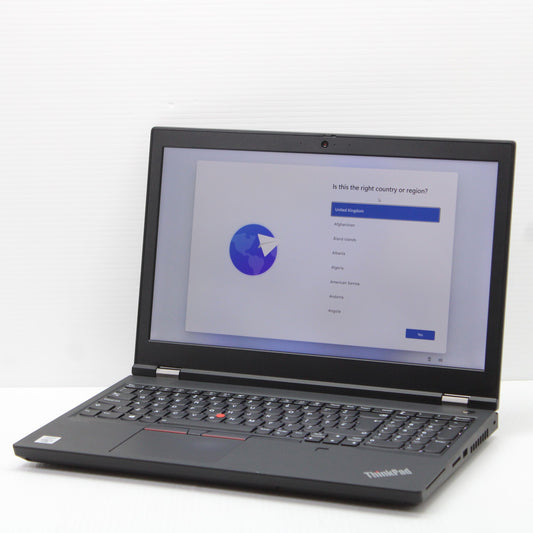 Lenovo ThinkPad i5 Laptop 15 in P15 48GB RAM 256GB NVMe Intel 10400H Windows 11