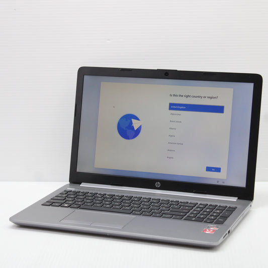 HP Notebook Ryzen 5 Laptop 255 G7 15.6 inch 8GB RAM 256GB AMD 2500U Windows 11