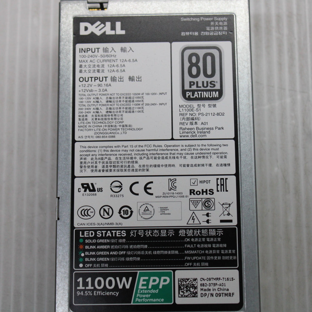 Dell Storage SC900 2u Server 2x Intel Xeon E5 2667 v3 256GB RAM 8x 32GB 2400T