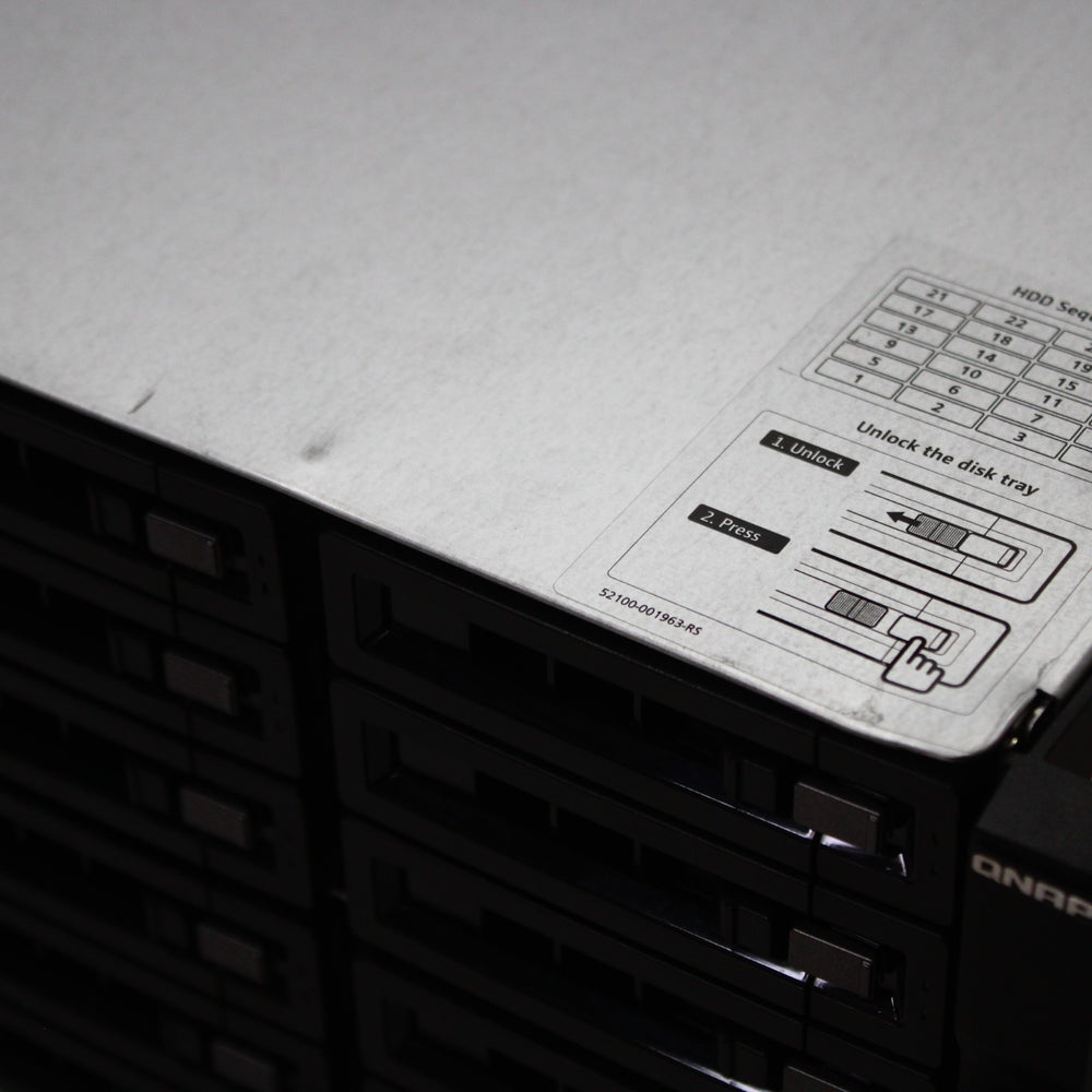 QNAP TS EC2480U RP NAS 3GB RAM 20x 10TB WD Gold DataCentre HDD Intel Xeon