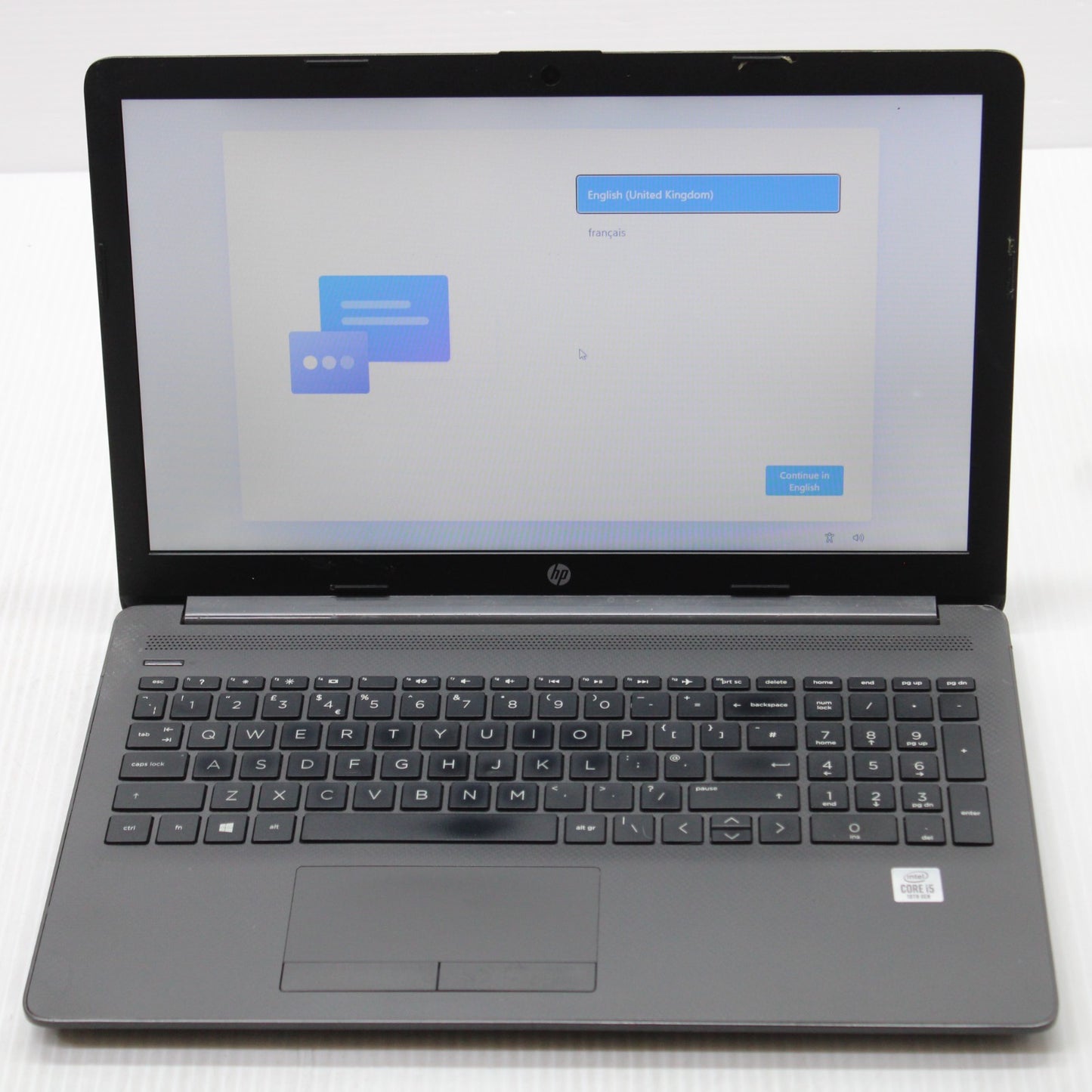 HP NoteBook i5 Laptop 15.6 in 250 G7 8GB RAM 256GB NVMe Intel 1035G1 Windows 11
