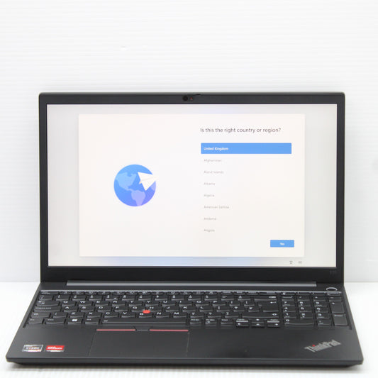 Lenovo ThinkPad Ryzen 5 Laptop 15 in E15 8GB RAM 256GB NVMe AMD 5500U Windows 11