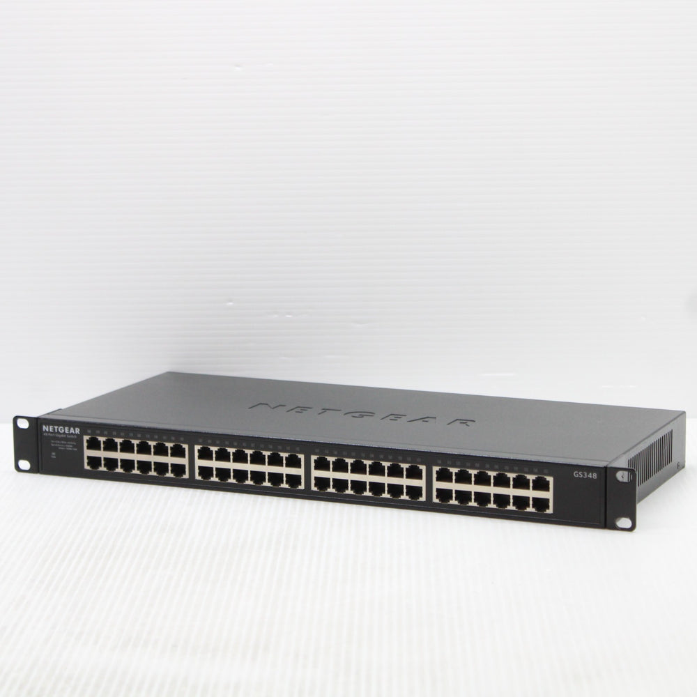 Netgear GS348 Layer 2 1u Unmanaged Ethernet Switch 48 Port 1Gbps Fanless