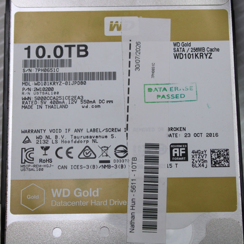 QNAP TS EC2480U RP NAS 3GB RAM 20x 10TB WD Gold DataCentre HDD Intel Xeon