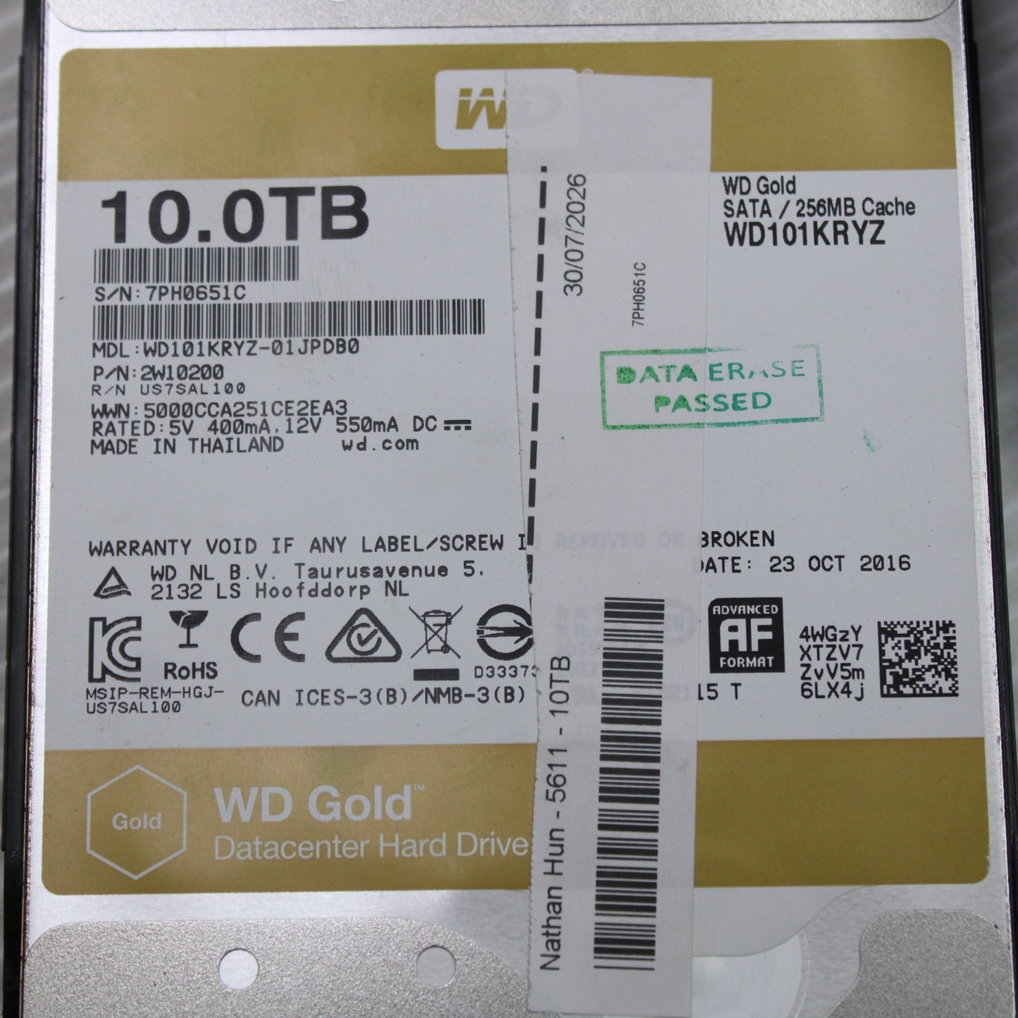 QNAP TS EC2480U RP NAS 3GB RAM 20x 10TB WD Gold DataCentre HDD Intel Xeon