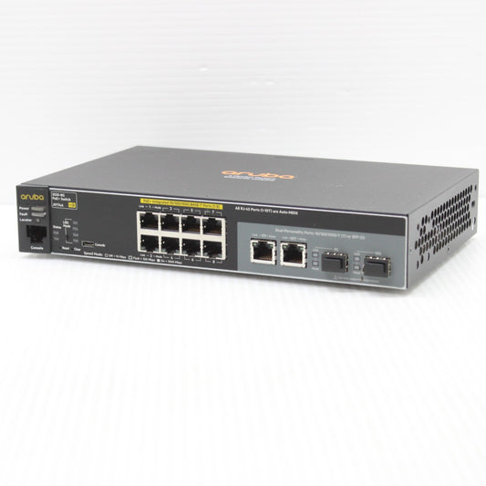 HP Aruba 2530-8G PoE+ J9774A 8 Port 1Gbps Gigabit Managed Network Switch