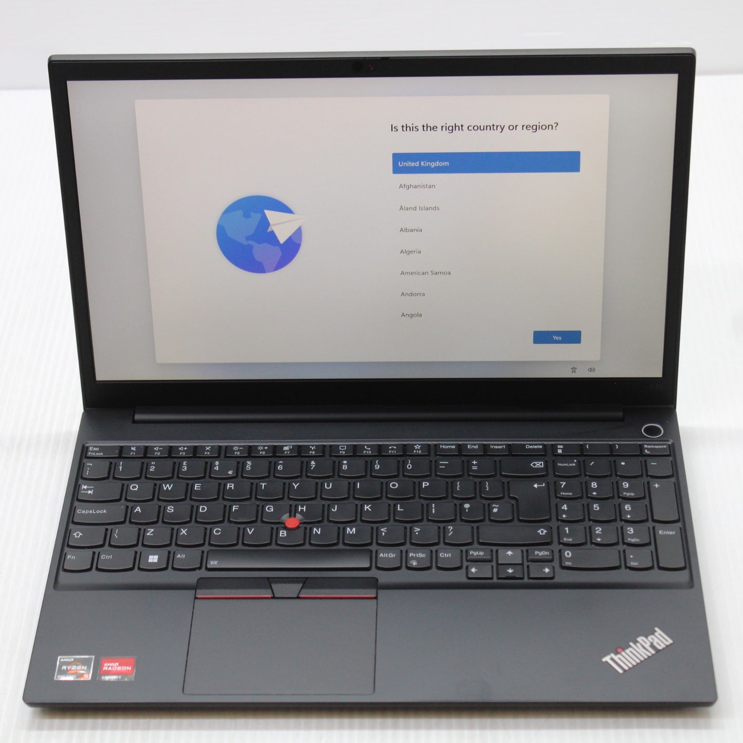 Lenovo ThinkPad Ryzen 5 Laptop 15 in E15 8GB RAM 256GB NVMe AMD 5500U Windows 11