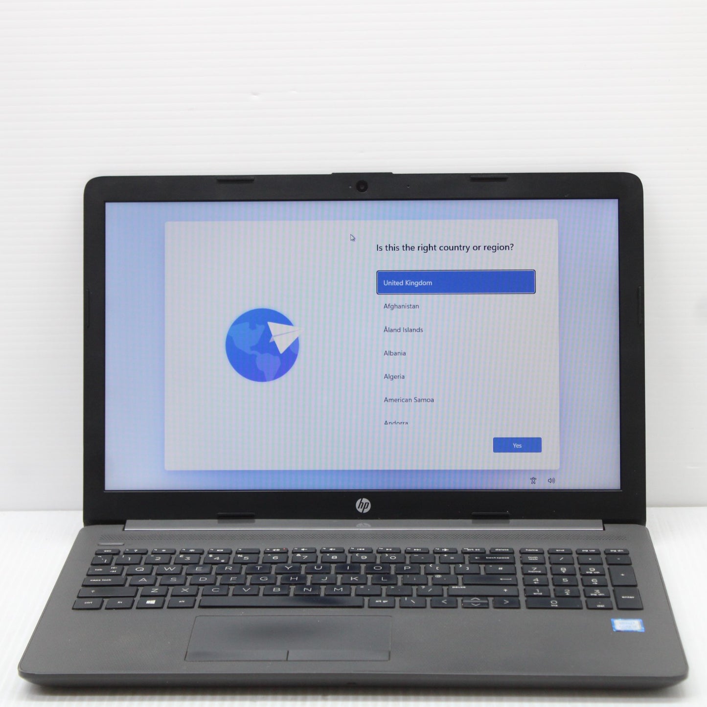 HP Notebook i5 Laptop 15.6 in 250 G7 8GB RAM 256GB SSD Intel 8265U Windows 11