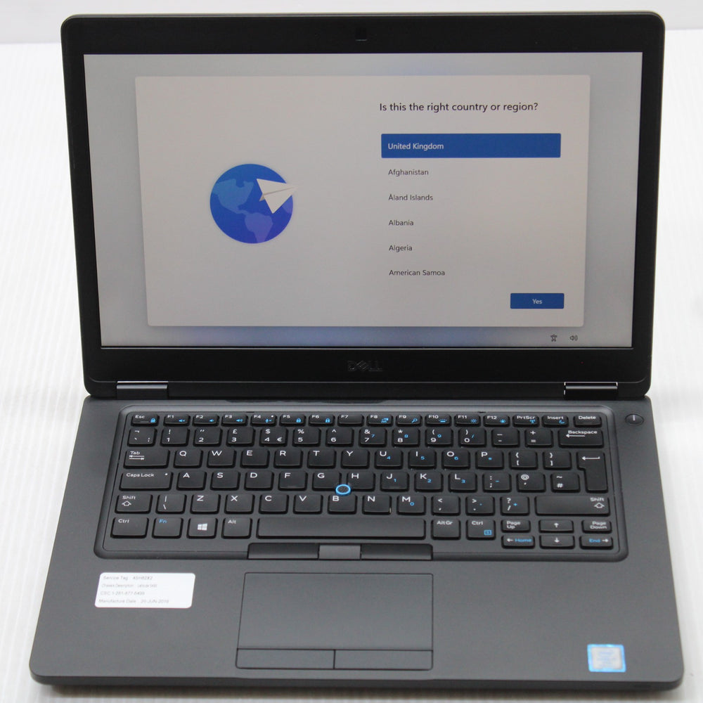 Dell Latitude i7 Laptop 14 inch 5490 12GB RAM 256GB SSD Intel 8650U WIndows 11