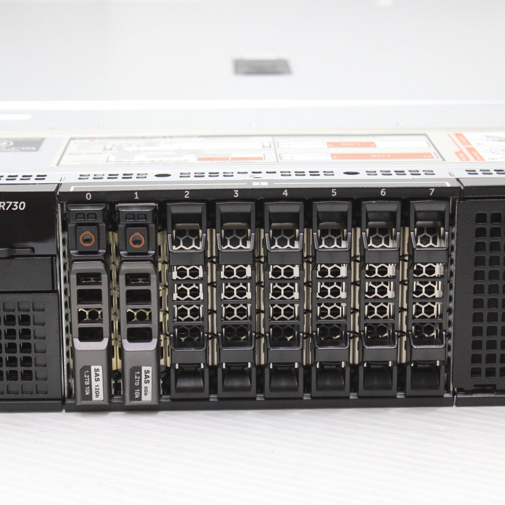 Dell PowerEdge R730 2U Server 2x Intel Xeon E5 2650 512GB DDR4 2x 1.2TB SAS HDD