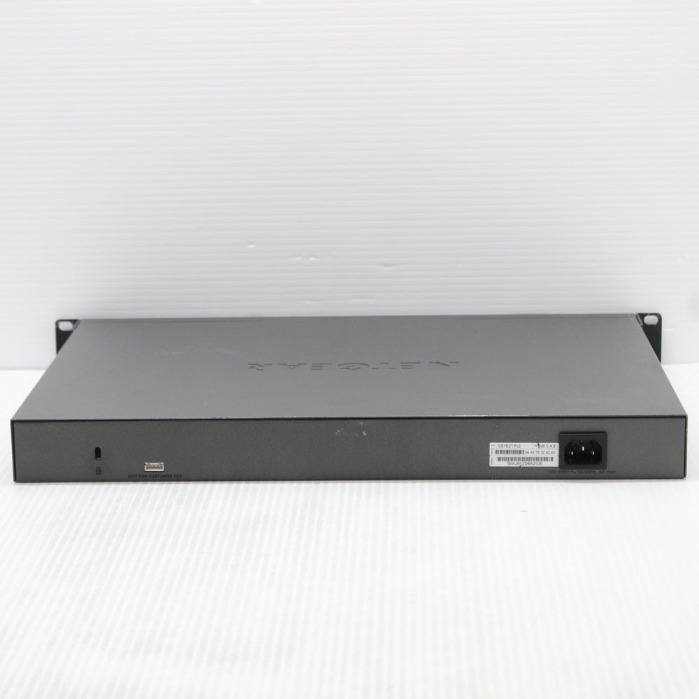 Netgear ProSafe GS752TP Smart Switch 48 Port 1Gbps Gigabit PoE and 4 Gb SFP