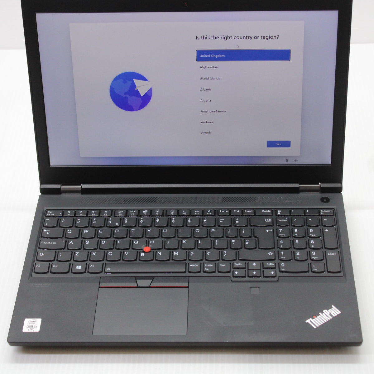 Lenovo ThinkPad i5 Laptop 15 in P15 48GB RAM 256GB NVMe Intel 10400H Windows 11