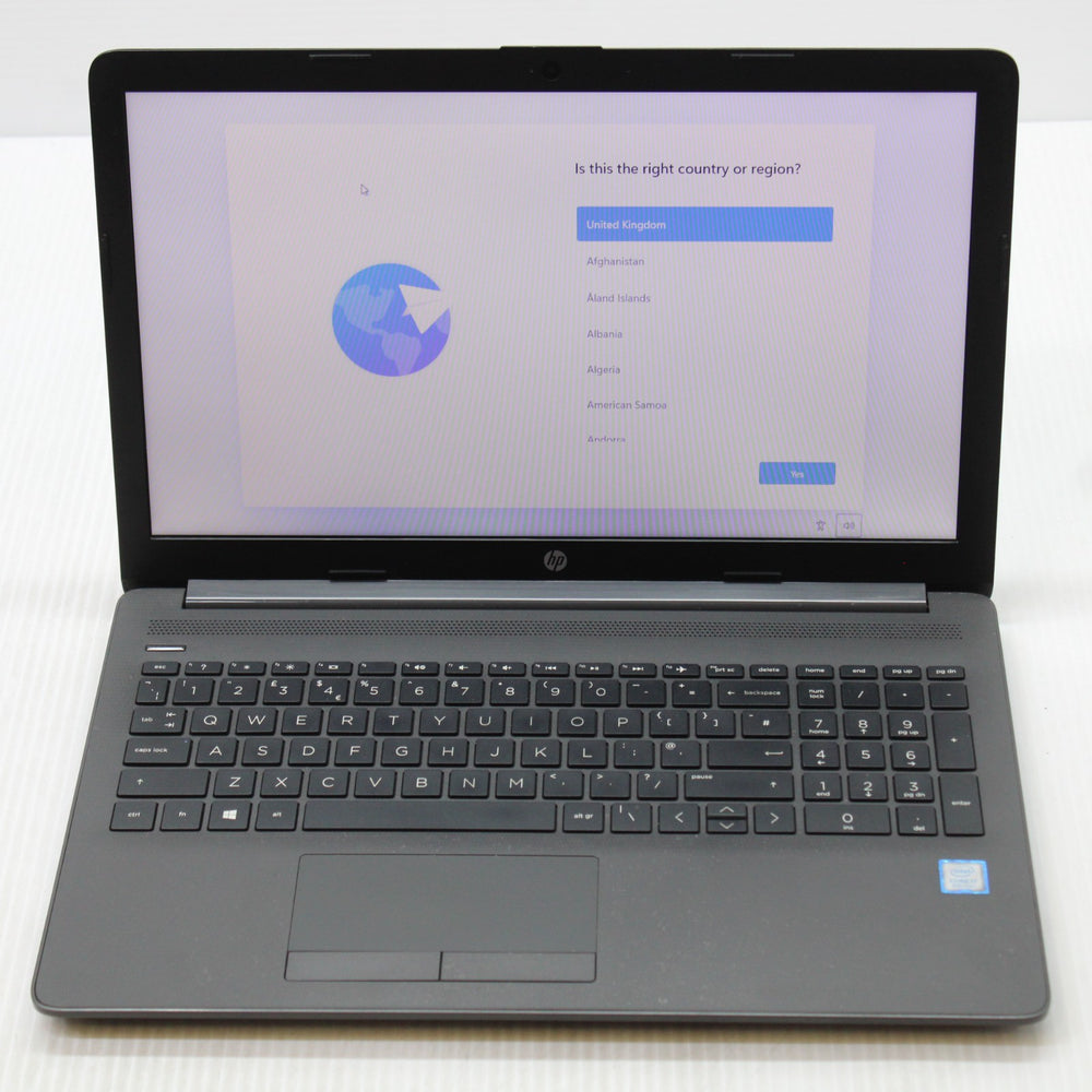 HP NoteBook i7 Laptop 15.6 in 250 G7 8GB RAM 256GB SSD Intel 8565U Windows 11