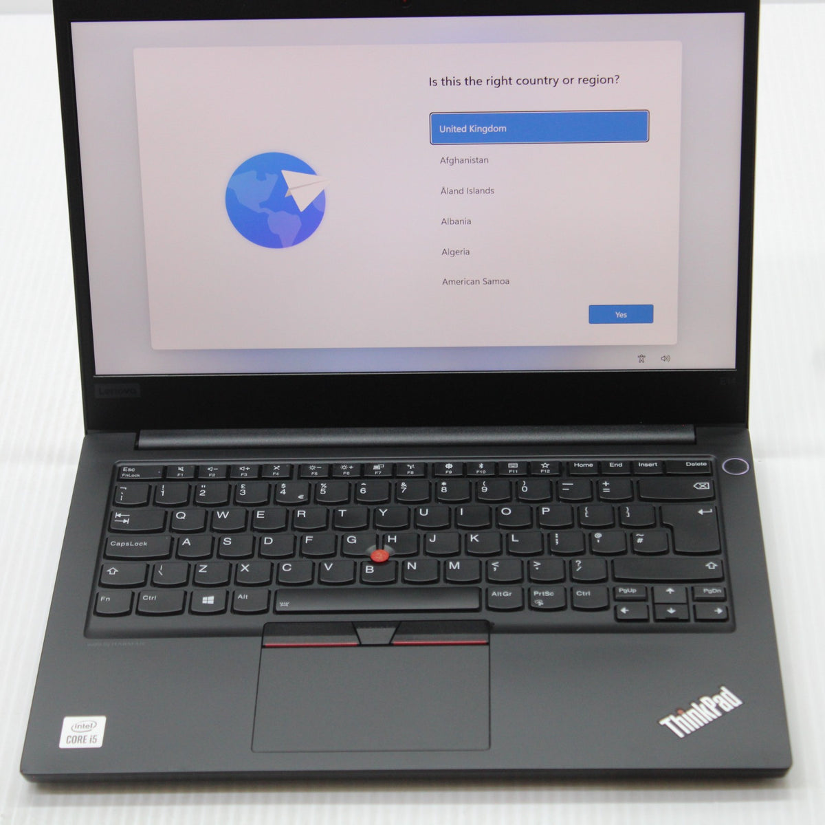 Lenovo ThinkPad i5 Laptop 14 inch E14 8GB RAM 256GB NVMe Intel 10210U Windows 11