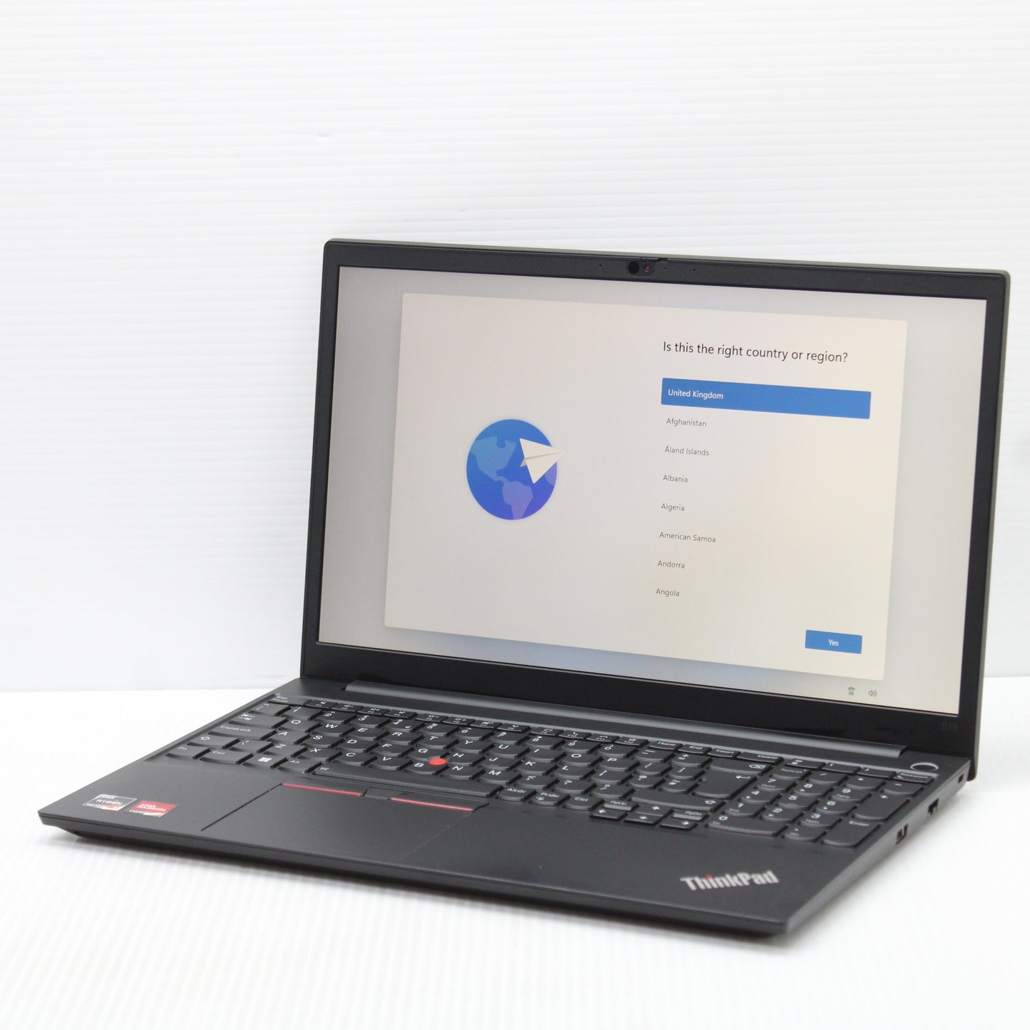 Lenovo ThinkPad Ryzen 5 Laptop 15 in E15 8GB RAM 256GB NVMe AMD 5500U Windows 11