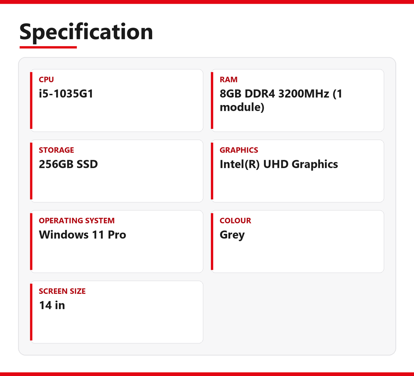 Dynabook i5 Laptop 14 inch Satellite Pro C40 8GB RAM 256GB SSD Intel 1035G1