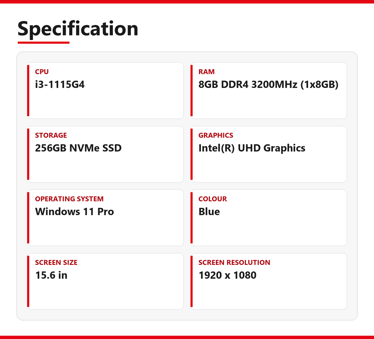 ASUS ExpertBook B1500CEAEY_B1500CEAE Laptop 15.6 inch 8GB RAM 256GB NVMe SSD i3-1115G4 WiFi Windows 11 Pro