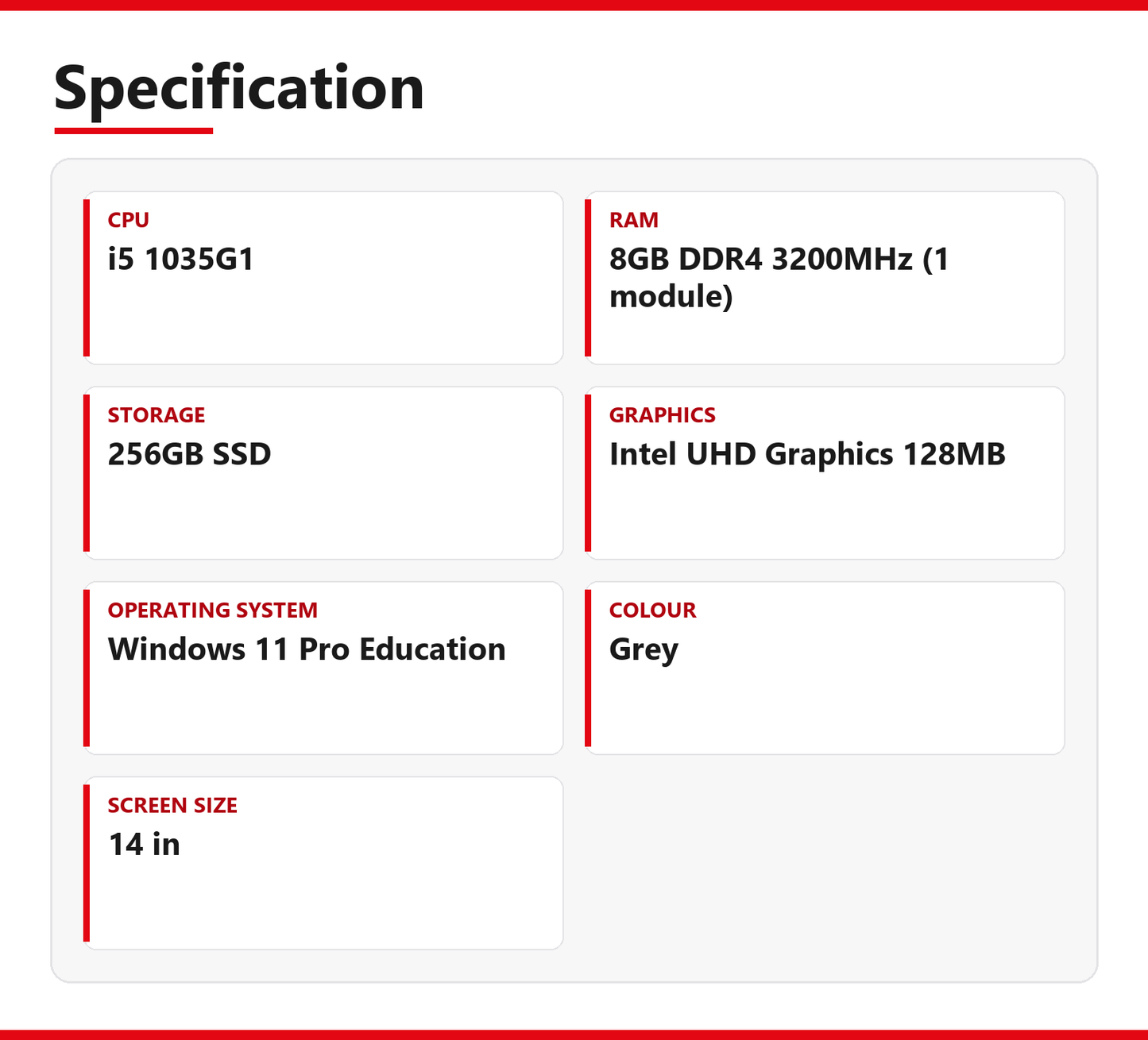 Dynabook i5 Laptop 14 inch Satellite Pro C40 8GB RAM 256GB SSD Intel 1035G1