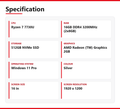 Lenovo ThinkBook Ryzen 7 Laptop 16 inch 16 G6 ABP 16GB RAM 512GB NVMe AMD 7730U