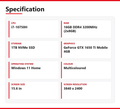 Dell XPS i7 Laptop 9500 15 in 4K Touch 16GB RAM 1TB NVMe Intel 10750H GTX 1650Ti