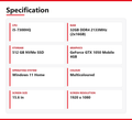 Dell Inspiron i7 Gaming Laptop 15.6 in 32GB RAM 512GB NVMe Intel 7300HQ GTX 1050