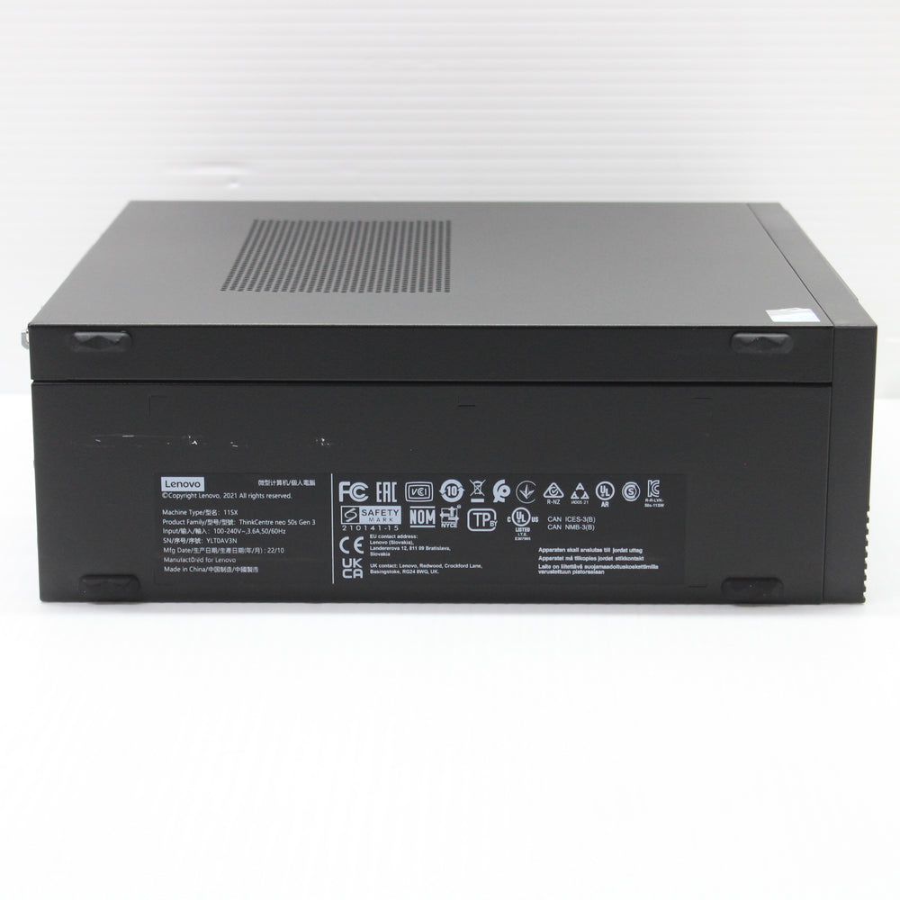 Lenovo ThinkCentre Neo 50s SFF PC 8GB RAM 256GB NVMe Intel i3 12100 Windows 11