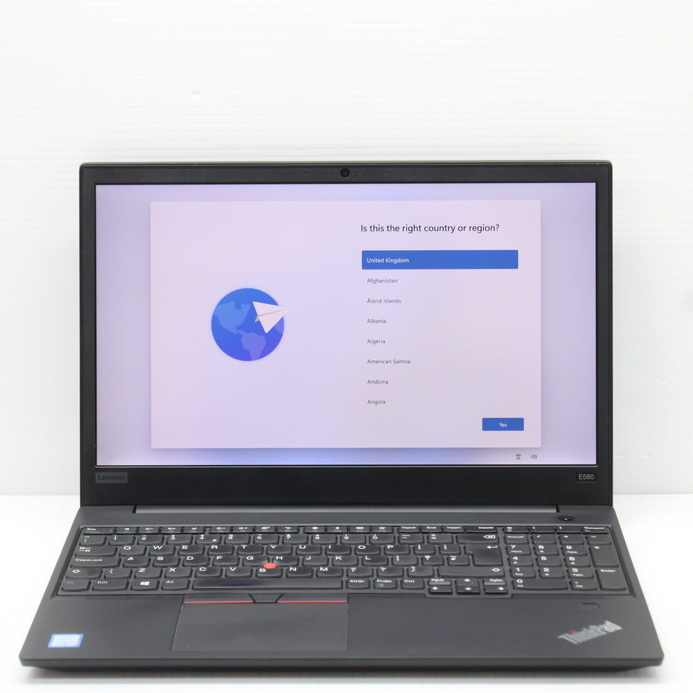 Lenovo ThinkPad i5 Laptop E580 15.6 in 8GB RAM 250GB SSD Intel 8250U Windows 11