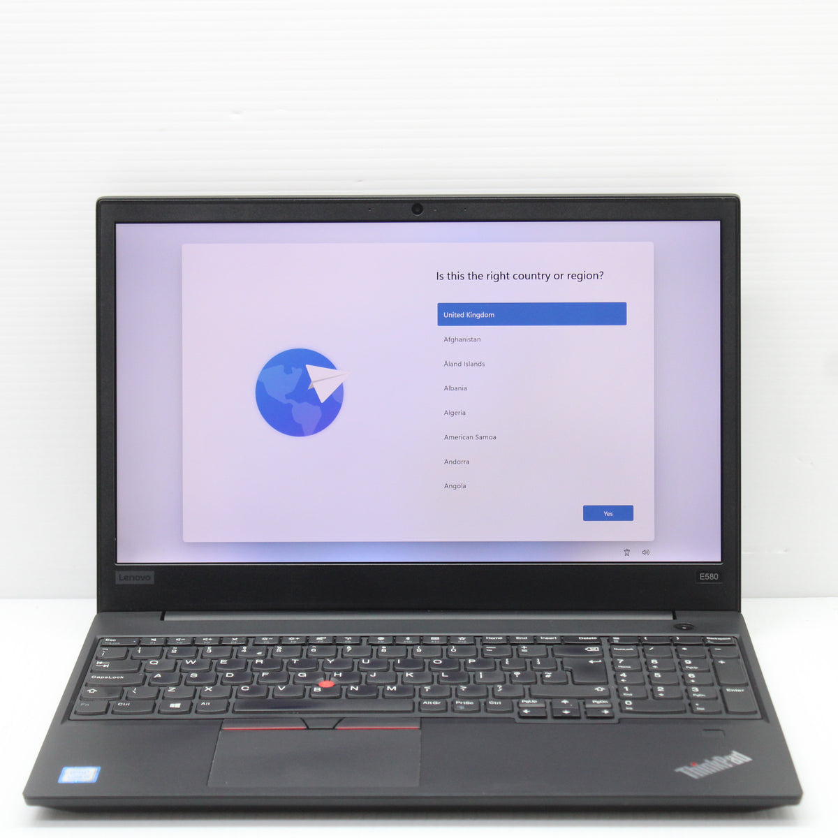 Lenovo ThinkPad i5 Laptop E580 15.6 in 8GB RAM 250GB SSD Intel 8250U Windows 11