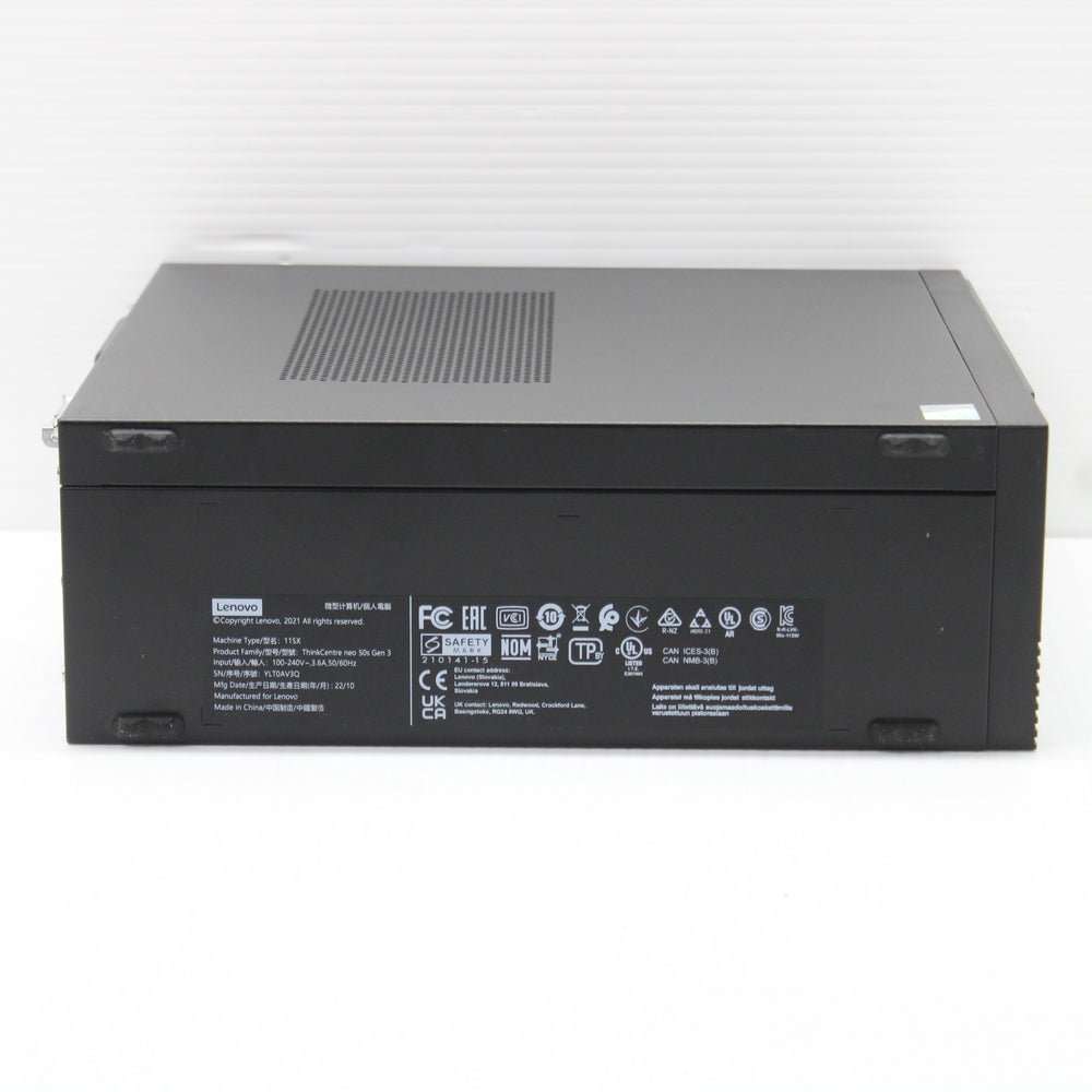 Lenovo ThinkCentre Neo 50s SFF PC 8GB RAM 256GB NVMe Intel i3 12100 Windows 11