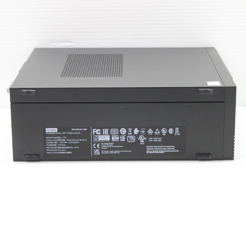 Lenovo ThinkCentre Neo 50s SFF PC 8GB RAM 256GB NVMe Intel i3 12100 Windows 11
