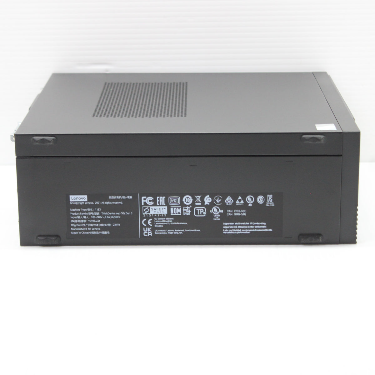Lenovo ThinkCentre Neo 50s SFF PC 8GB RAM 256GB NVMe Intel i3 12100 Windows 11