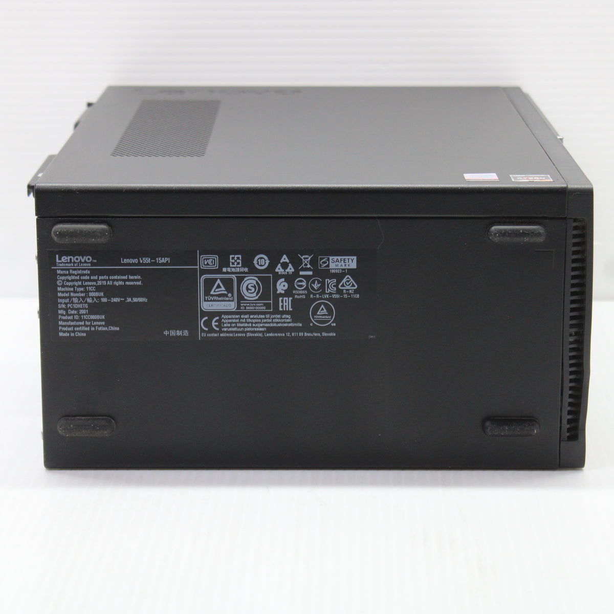 Lenovo V55t Desktop PC 8GB DDR4 RAM 256GB NVMe SSD Ryzen 3 3200G Windows 11