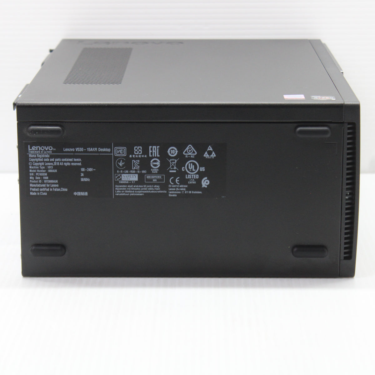 Lenovo V530 Desktop PC 8GB RAM 256GB NVMe SSD AMD Ryzen 3 2200G Windows 11