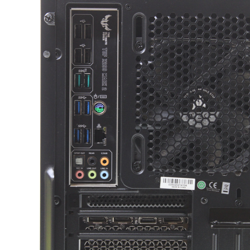 ASUS | X299 MARK 2 | i9-10940X | 64GB DDR4 2666MHz (4 modules) | 4TB SSD + 1TB NVMe SSD | Good - Refurbished