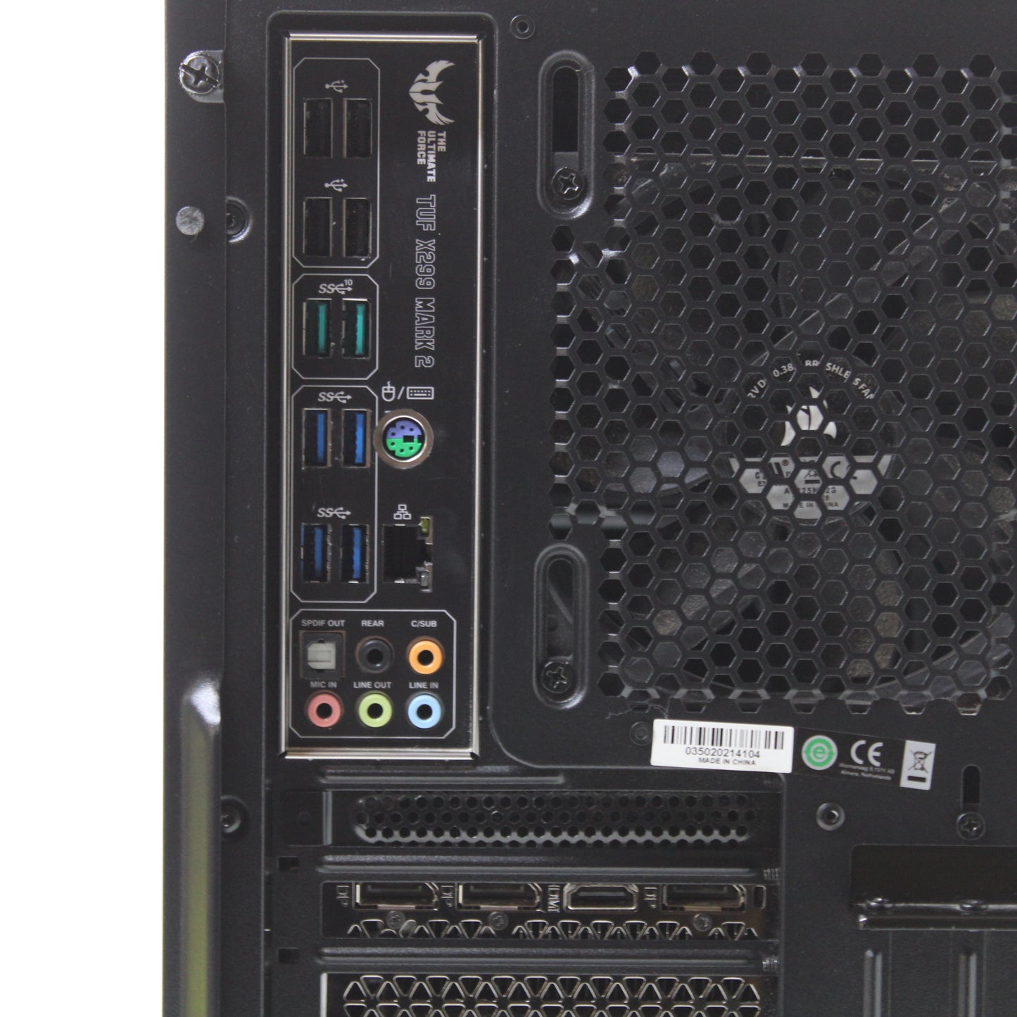 ASUS | X299 MARK 2 | i9-10940X | 64GB DDR4 2666MHz (4 modules) | 4TB SSD + 1TB NVMe SSD | Good - Refurbished
