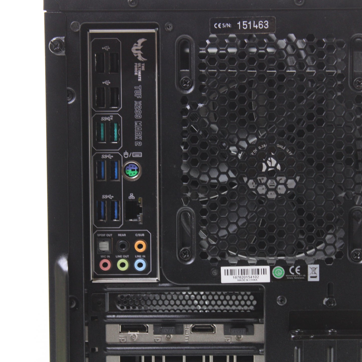 ASUS | X299 MARK 2 | i9-10940X | 64GB DDR4 2133MHz (4 modules) | 2TB SSD + 1TB NVMe SSD | Used - Acceptable