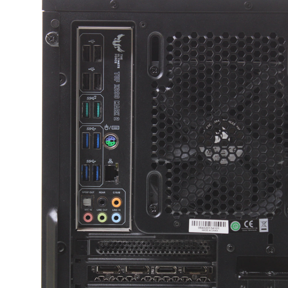 ASUS | X299 MARK 2 | i9-10940X | 64GB DDR4 2133MHz (4 modules) | 4TB SSD + 1TB NVMe SSD | Good - Refurbished