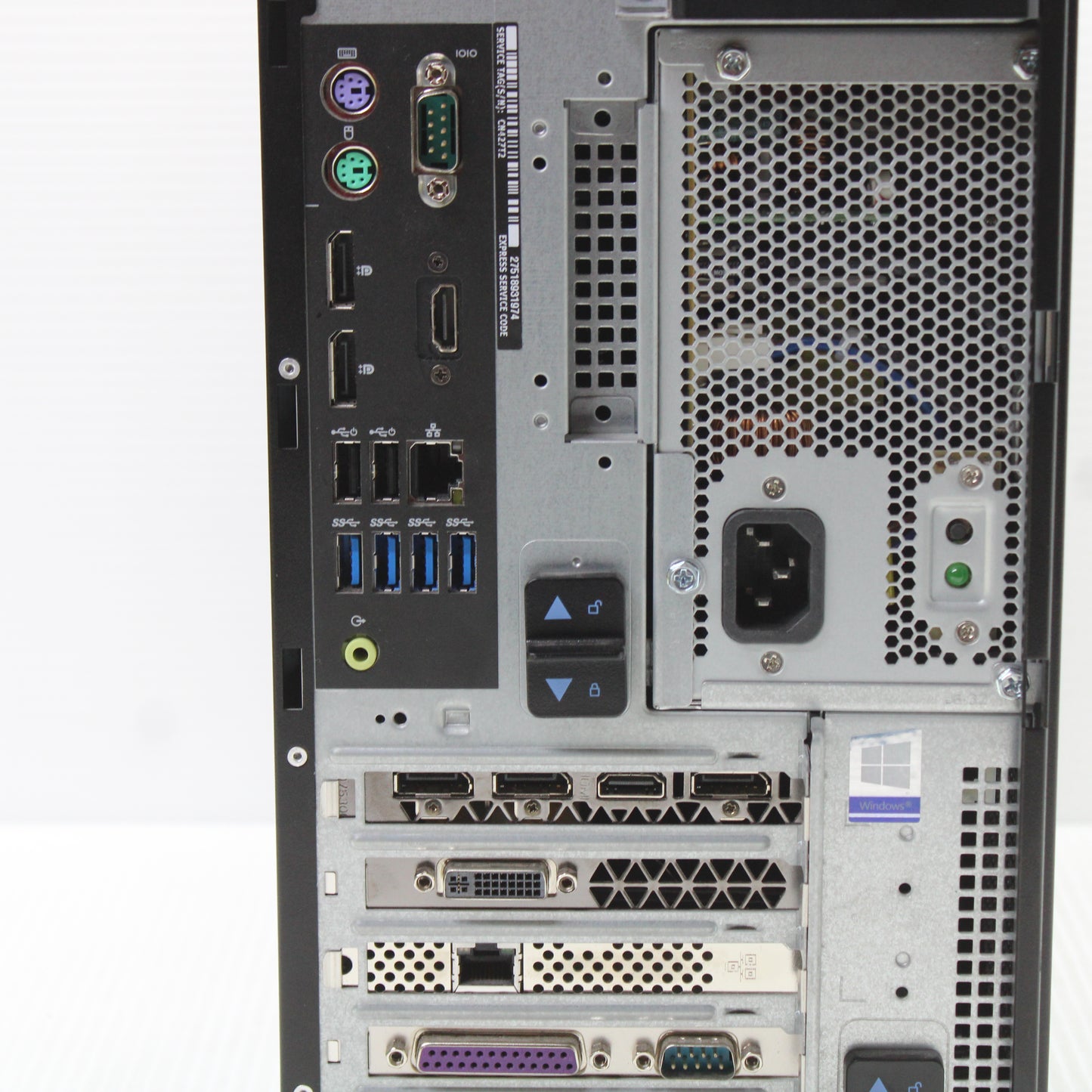 Dell Precision i7 Tower PC 3630 16GB RAM 512GB NVMe SSD Intel 8700 GTX 960 2GB