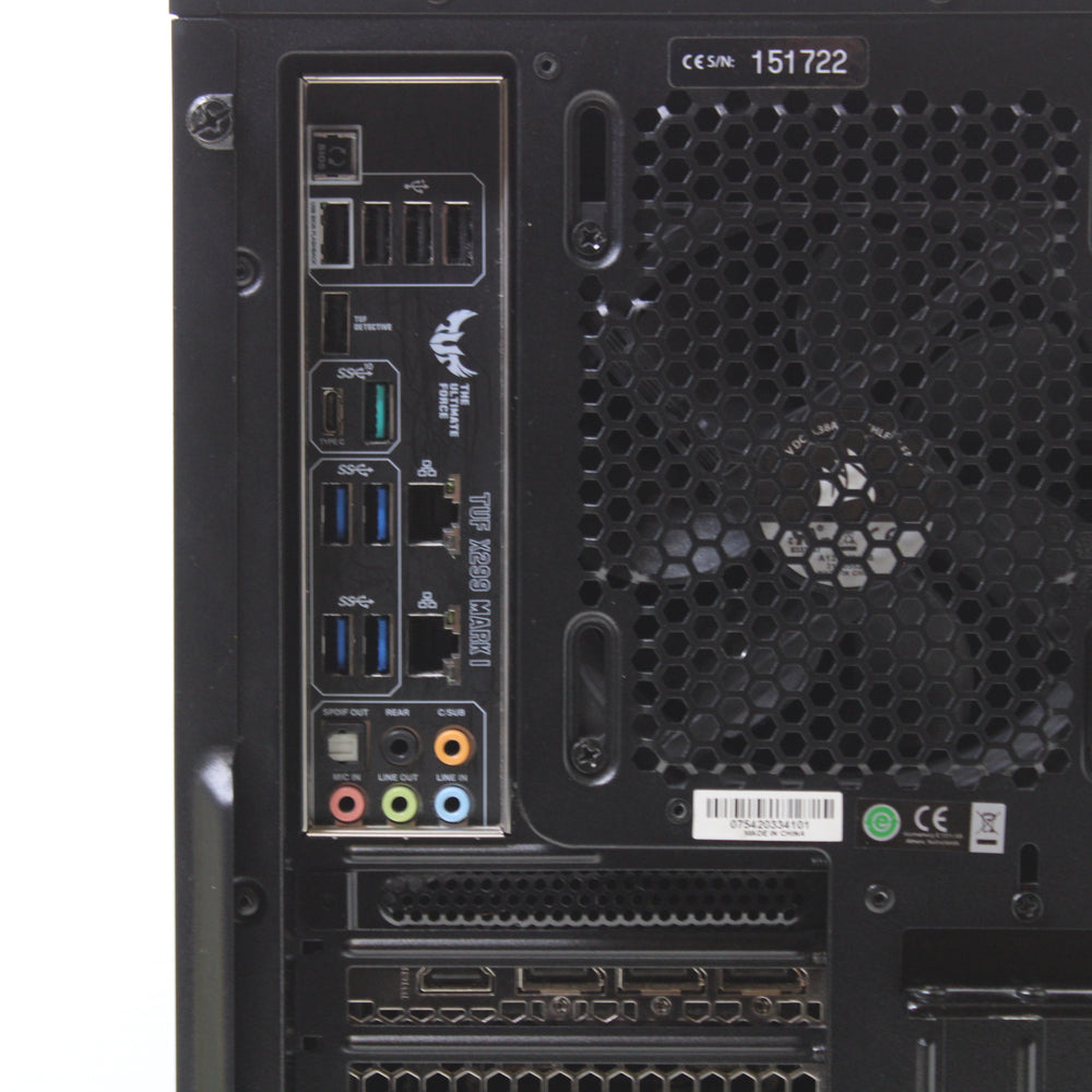 ASUS TUF X299 i9 10940X Gaming PC 64GB RAM 4TB SSD + 4TB SSD + 1TB NVMe SSD 3080