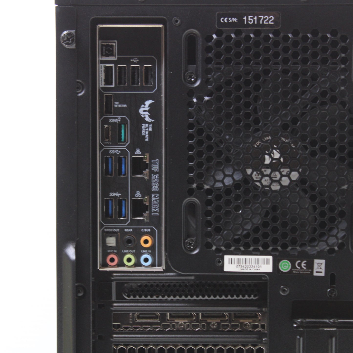 ASUS TUF X299 i9 10940X Gaming PC 64GB RAM 4TB SSD + 4TB SSD + 1TB NVMe SSD 3080