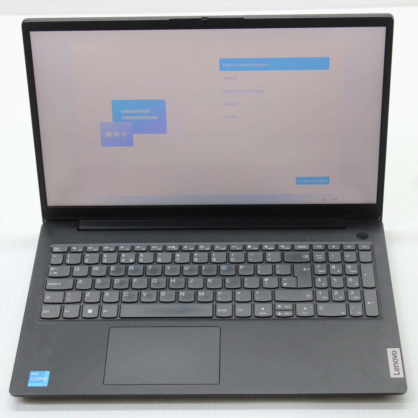 Lenovo NoteBook i5 Laptop V15 15.6 in 8GB RAM 256GB NVMe Intel 13420H Windows 11