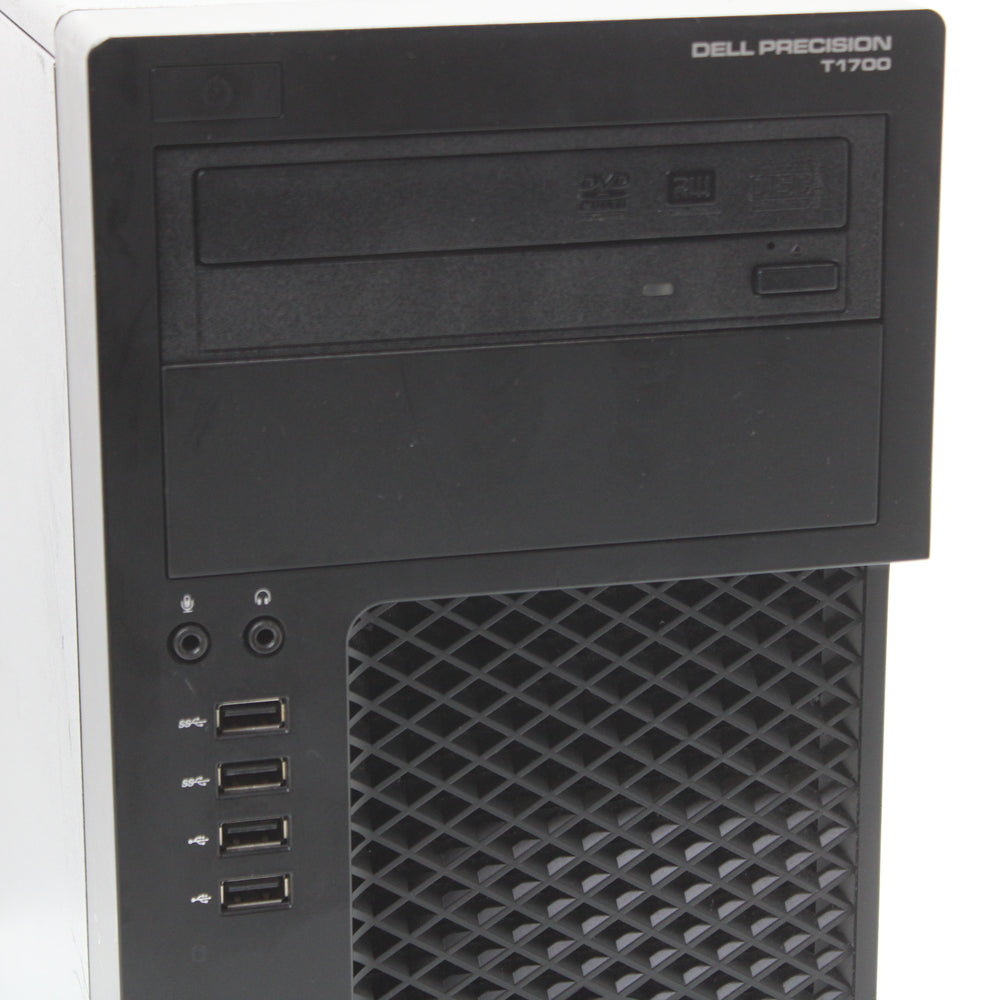 Dell Precision T1700 Tower PC 16GB RAM 256GB SSD Xeon E3-1241 v3 Windows 11 WiFi