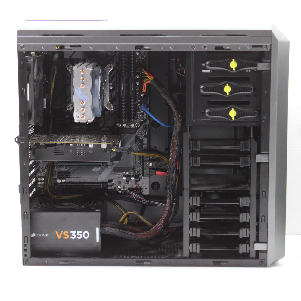 Gigabyte Z370 HD3 i7 Tower 16GB RAM 250GB SSD Intel 8700 GTX 1060 3GB Windows 11