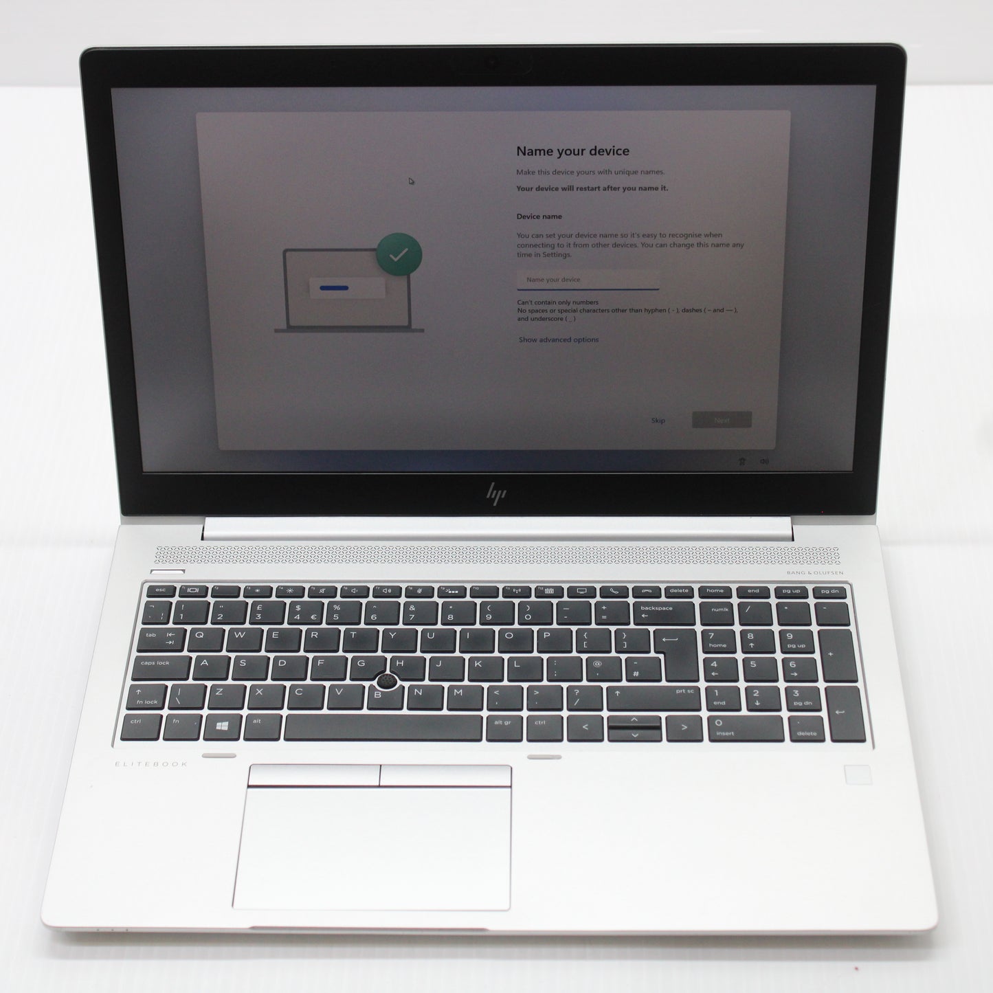 HP EliteBook Ryzen 7 Laptop 755 G5 15.6 in 16GB RAM 512GB NVMe SSD AMD 2700U