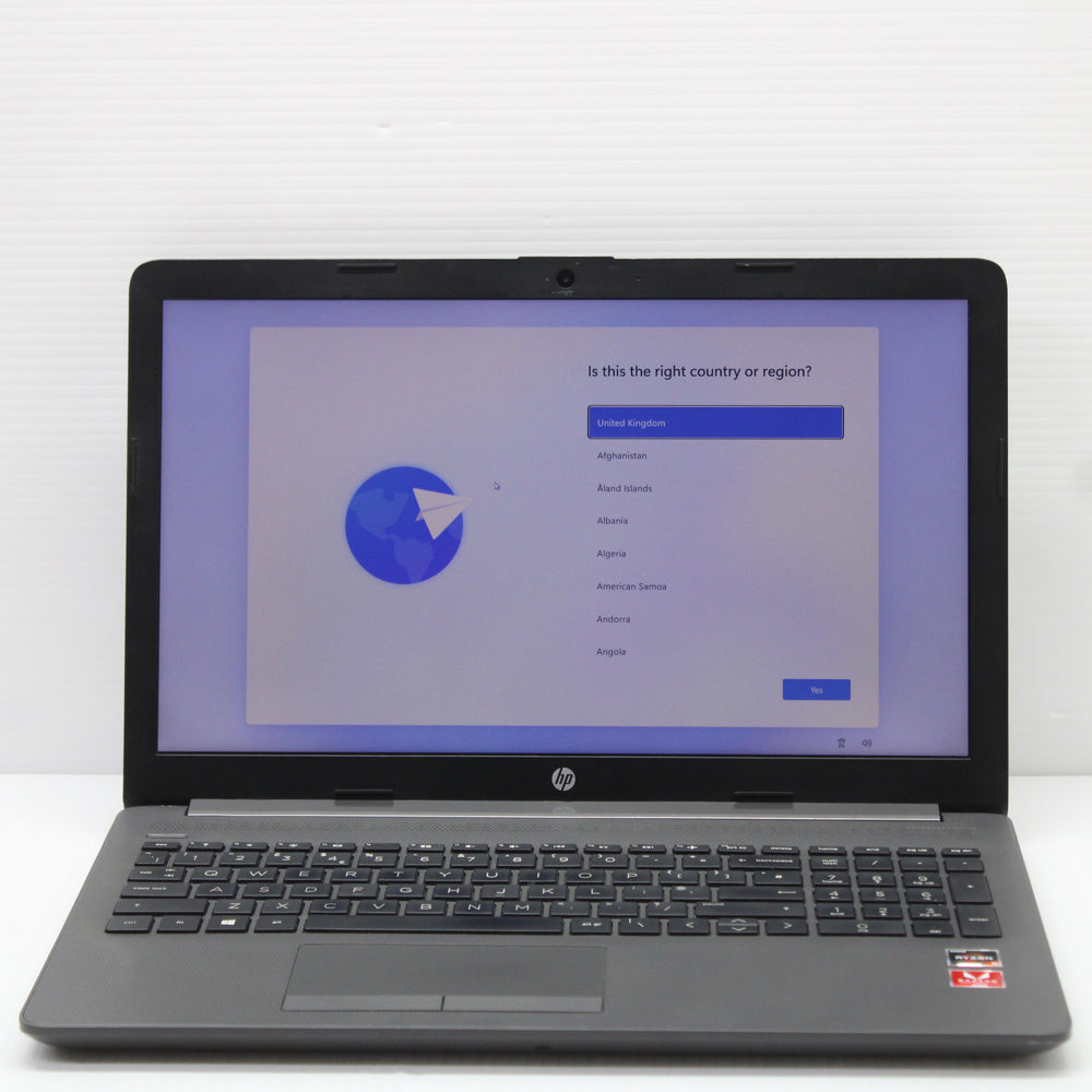 HP Notebook Ryzen 5 Laptop 255 G7 15.6 inch 8GB RAM 256GB AMD 2500U Windows 11