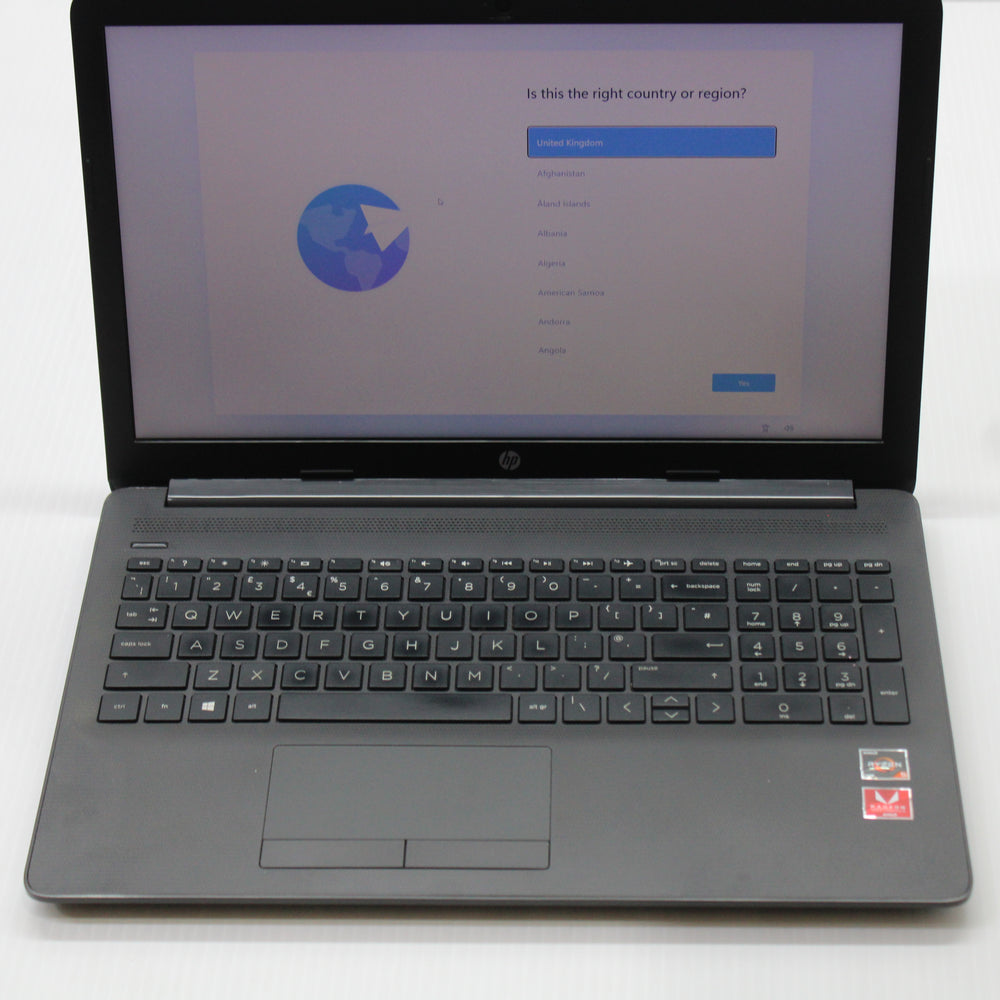 HP Notebook Ryzen 5 Laptop 255 G7 15.6 inch 8GB RAM 256GB AMD 2500U Windows 11