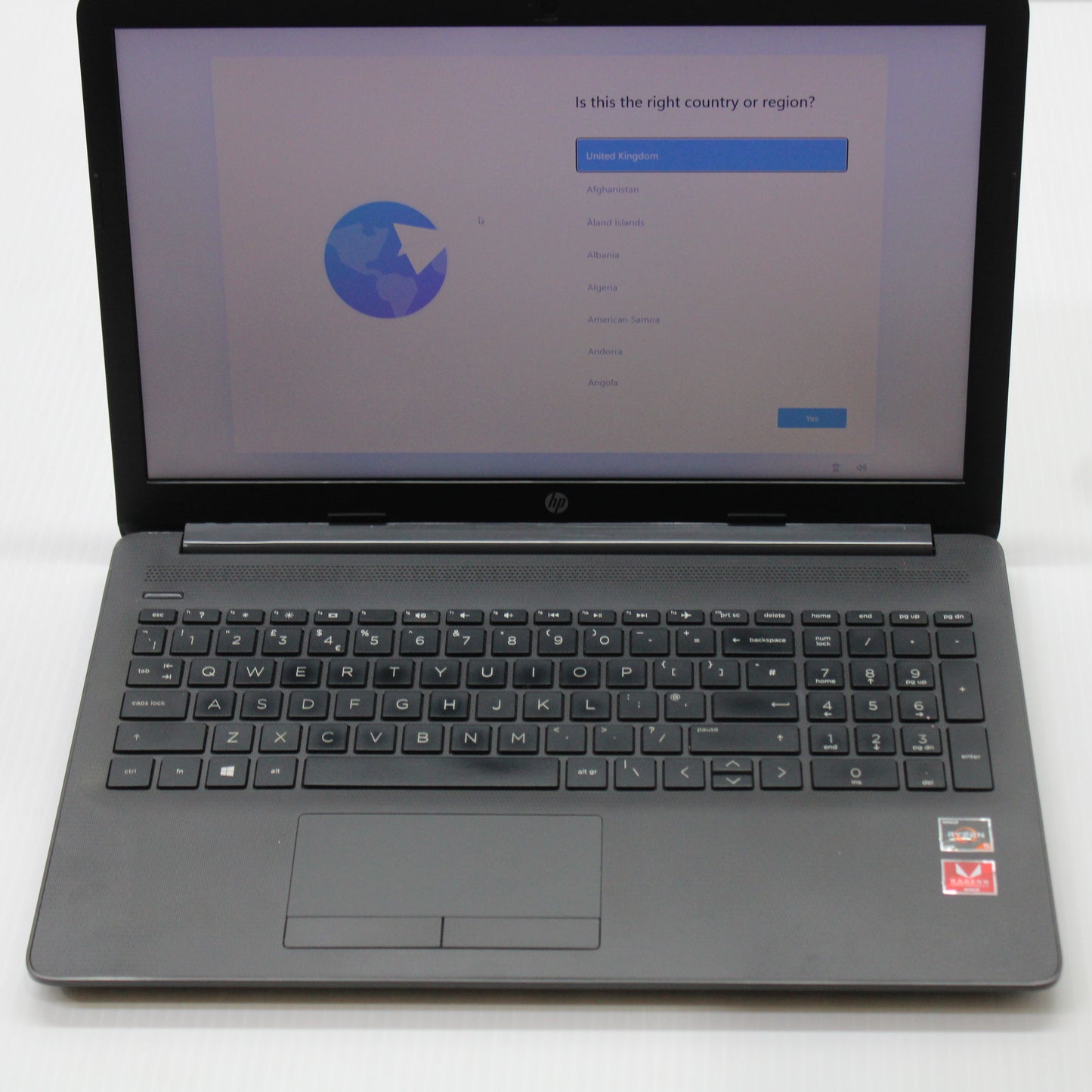 HP Notebook Ryzen 5 Laptop 255 G7 15.6 inch 8GB RAM 256GB AMD 2500U Windows 11