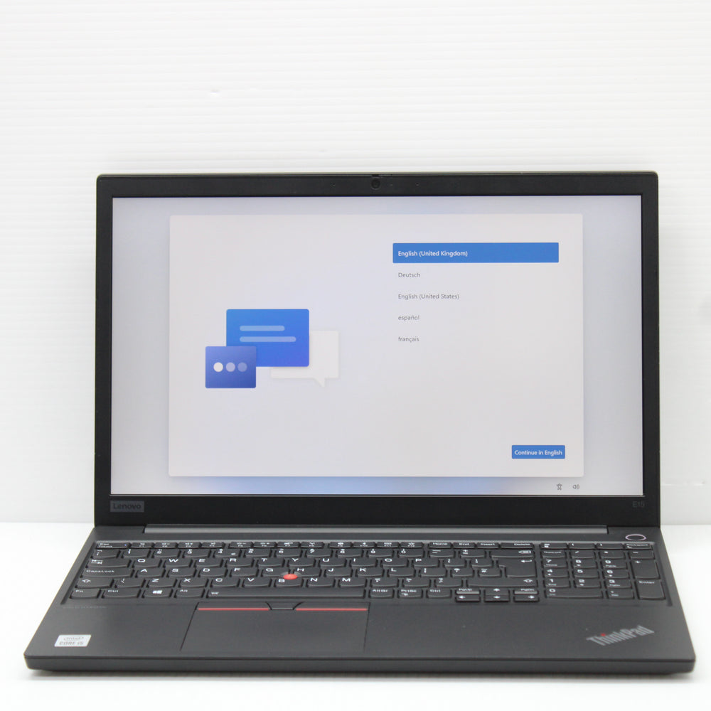 Lenovo ThinkPad i5 Laptop E15 15.6 in 8GB RAM 256GB NVMe Intel 10210U Windows 11