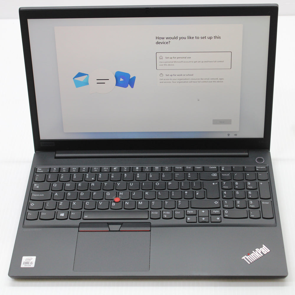 Lenovo ThinkPad i5 Laptop E15 15.6 in 8GB RAM 256GB NVMe Intel 10210U Windows 11